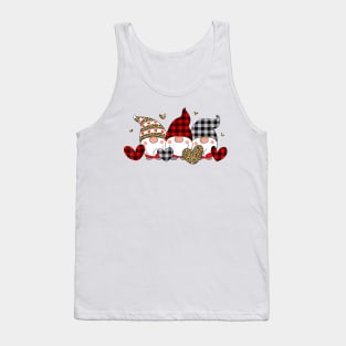 three hearts gnomes valentine's day 2023 Tank Top